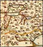 Ämterkarte Güstrow Bertram Christian von Hoinckhusen um 1720